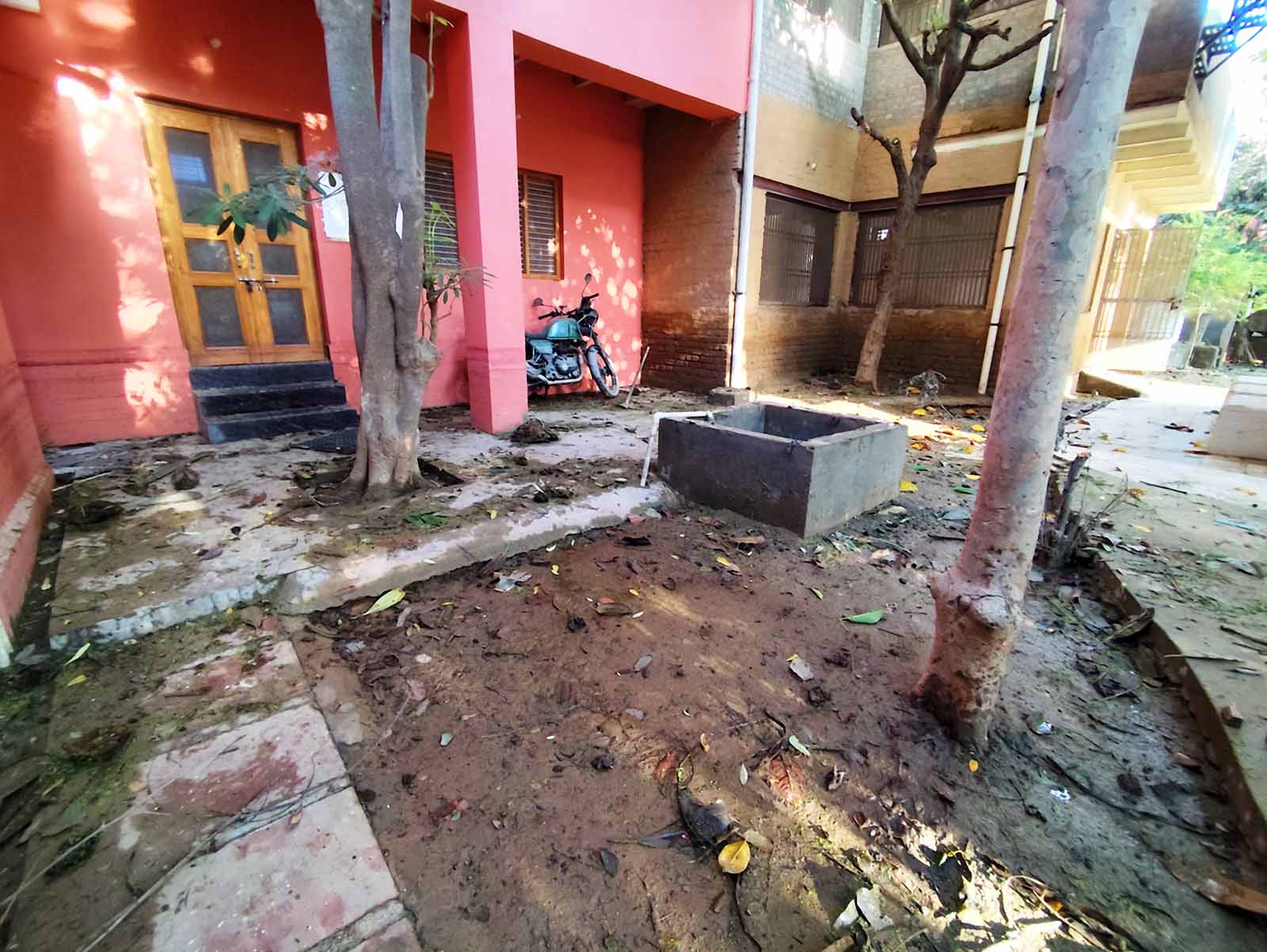 ashram-flood-recovery-vrindavan-2025-12 ashram flood recovery vrindavan 2025 12